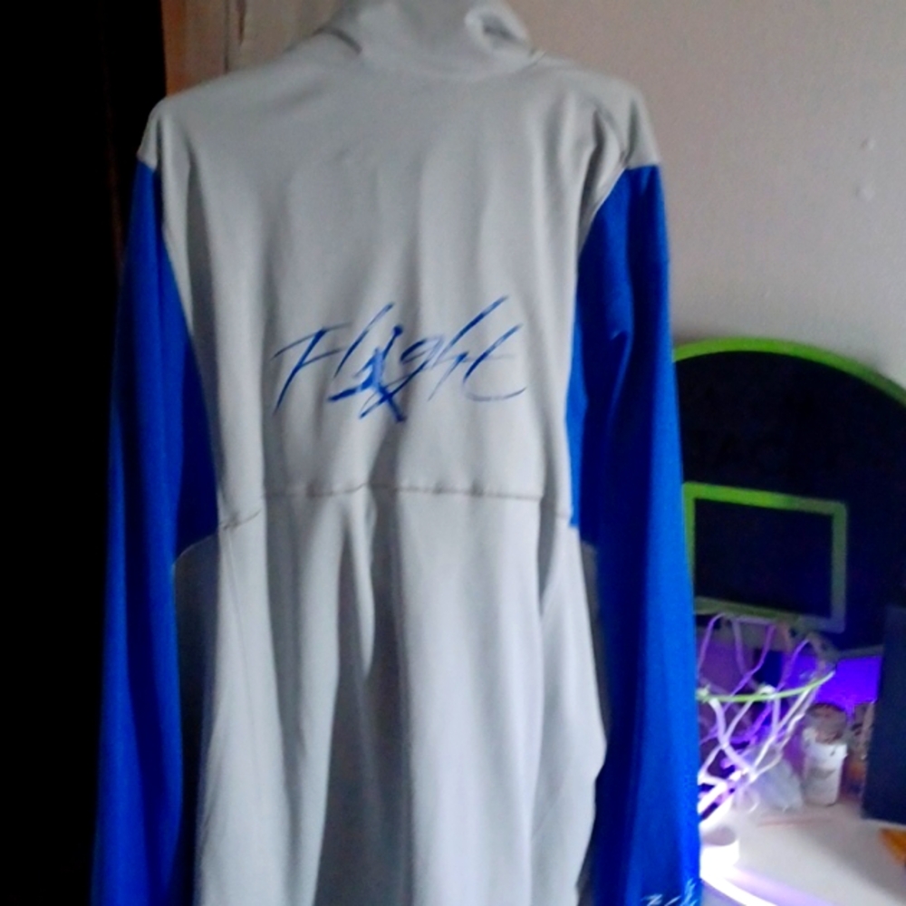 Air JordanFLIGHTtracksuit!! Hawiian blue/ blueish grey!! 3XT Jacket/ 3XT Pants .